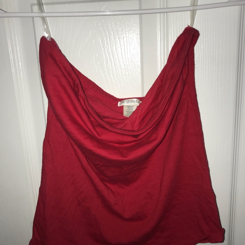 Red & Mauve Crop top Duo(seepics)!